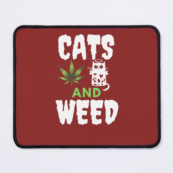 Item preview, Cats And Weed Funny Marijuana, Cannabis, Leaf, 420, Funny Weed designed and sold by BestDesignbySof.