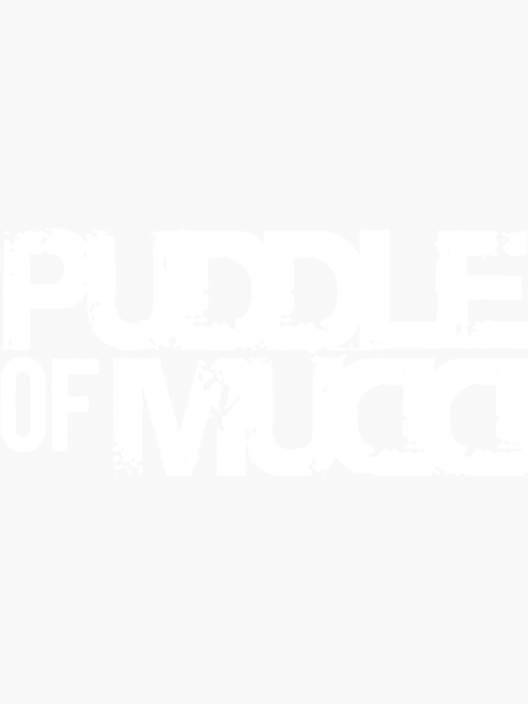 "logo band puddle of mud" Sticker for Sale by christinadonny Redbubble