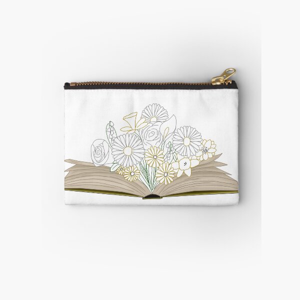 Item preview, Open Book with Yellow and White Flowers designed and sold by an-open-book.