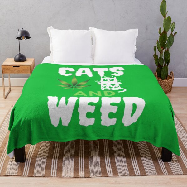 Item preview, Cats And Weed Funny Marijuana, Cannabis, Leaf, 420, Funny Weed designed and sold by BestDesignbySof.
