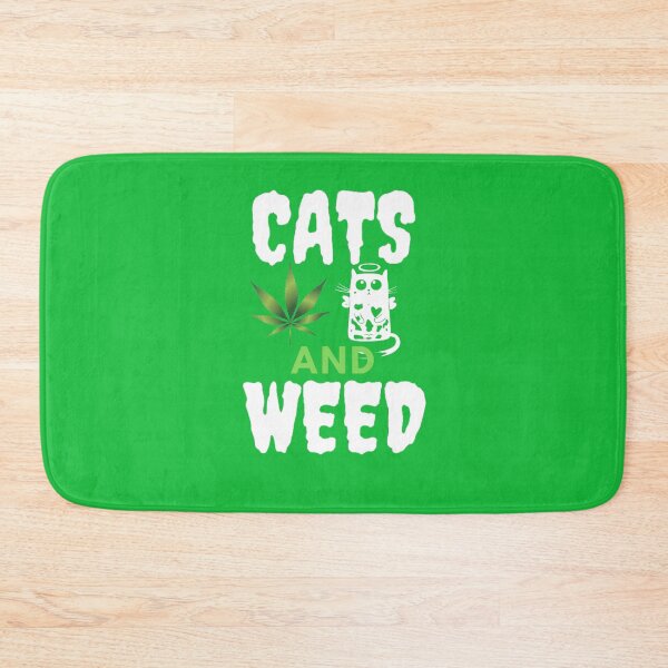 Item preview, Cats And Weed Funny Marijuana, Cannabis, Leaf, 420, Funny Weed designed and sold by BestDesignbySof.