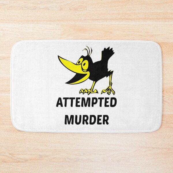 Item preview, attempted murder crow for father, mother, mom and dad, cool gift crow lover   designed and sold by Rosabellaz.