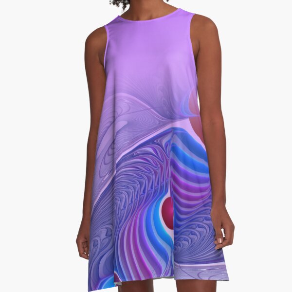 elegance for you - lightlilac A-Linien Kleid