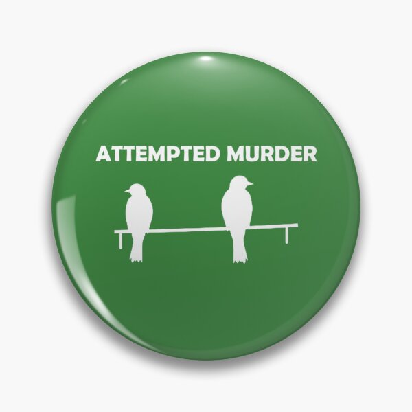 Item preview, attempted murder crow for men funny attempted murder gift  for crow lover   designed and sold by Rosabellaz.