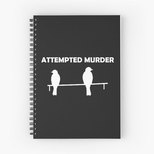 Item preview, attempted murder crow for men funny attempted murder gift  for crow lover   designed and sold by Rosabellaz.