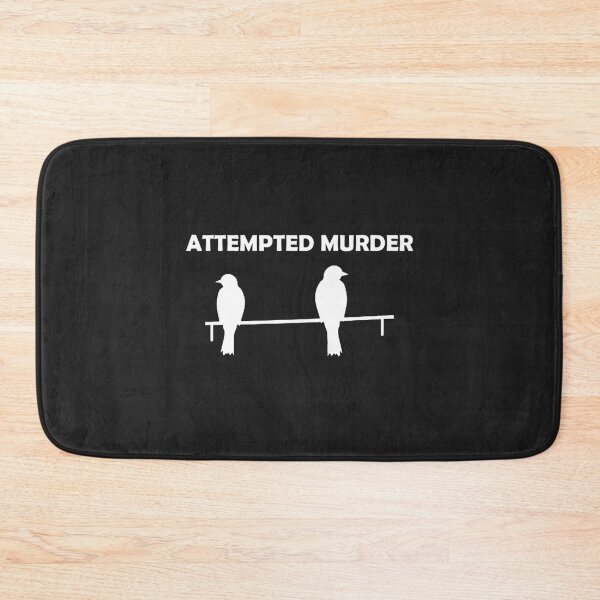 Item preview, attempted murder crow for men funny attempted murder gift  for crow lover   designed and sold by Rosabellaz.