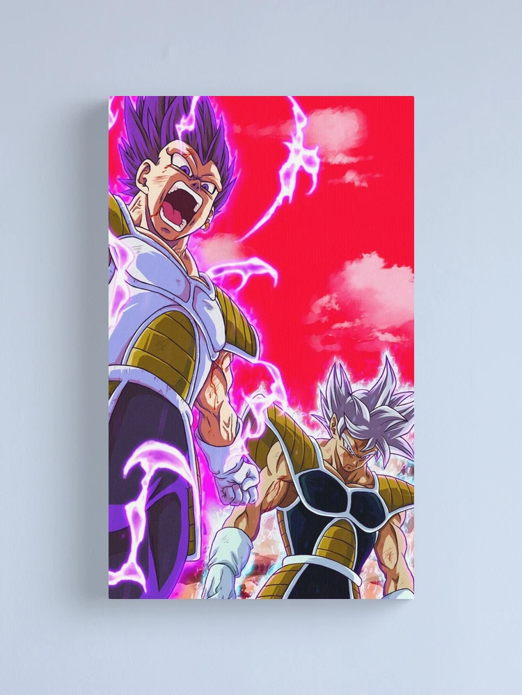 ultra ego vegeta Canvas Print by mikelaurydraw