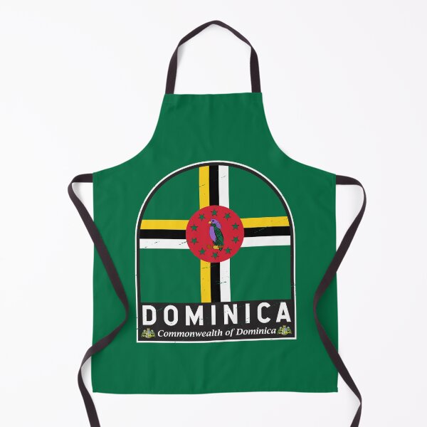 Item preview, Dominica Flag Emblem Distressed Vintage designed and sold by KrisSidDesigns.