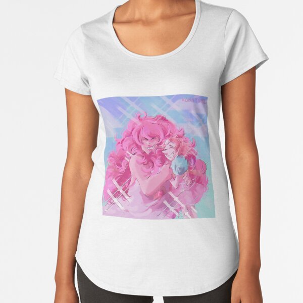 Rose and Pearl Premium Scoop T-Shirt