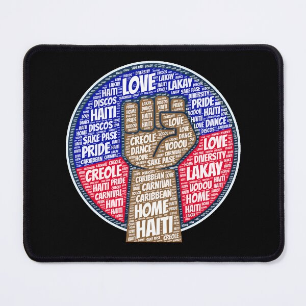 Item preview, I Love Haiti Haitian Flag Pride Fist designed and sold by blackartmatters.