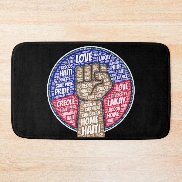 Item preview, I Love Haiti Haitian Flag Pride Fist designed and sold by blackartmatters.