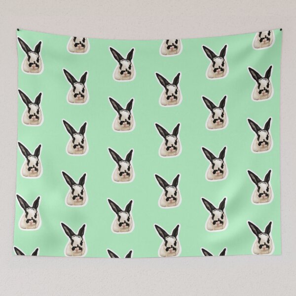 Item preview, White Mini Rex Bunny designed and sold by SierraReighArt.