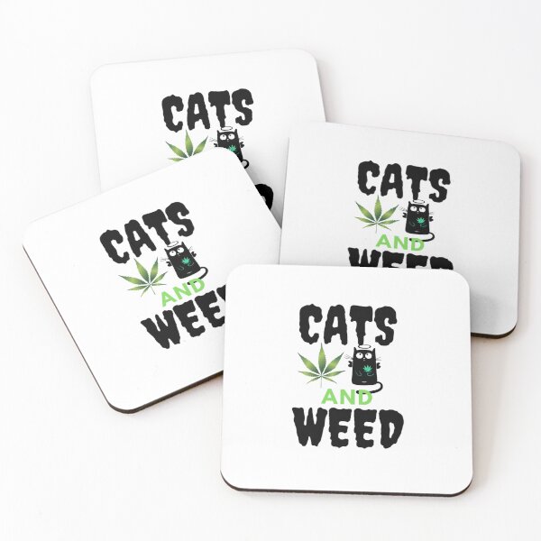 Item preview, Cats And Weed Funny Marijuana, Cannabis, Leaf, 420, Funny Weed designed and sold by BestDesignbySof.