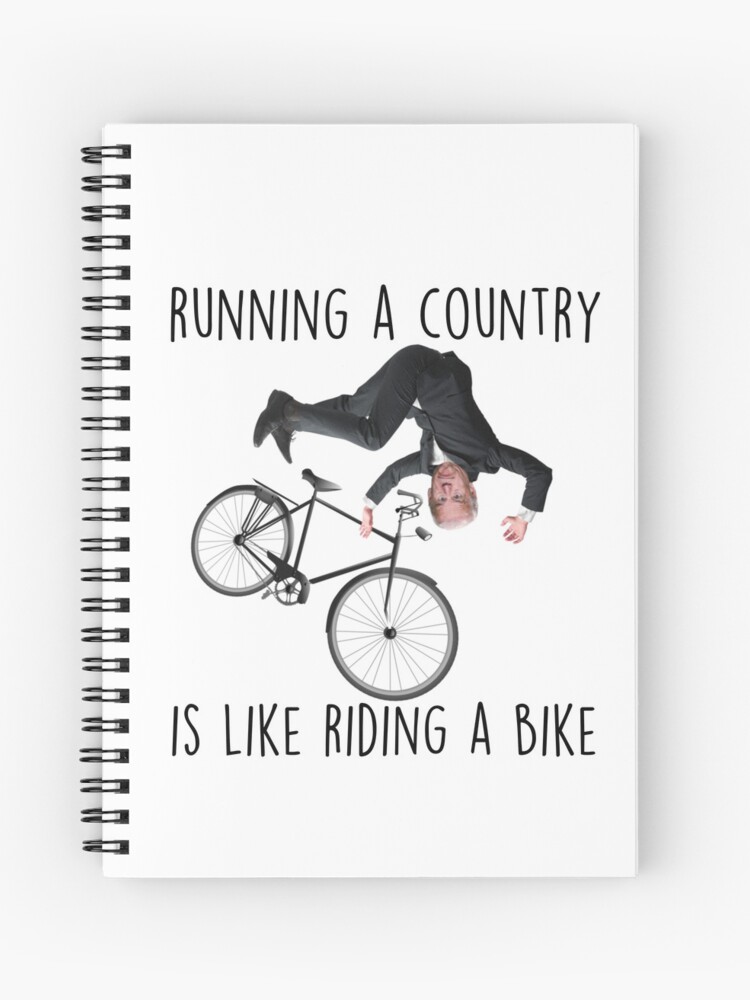 Biden Falls Off Bike Joe Biden Falling Off His Bicycle Funny Art Board  Print for Sale by BIAWSOME