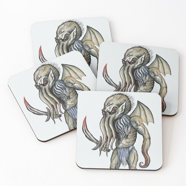 Item preview, Cthulhu with bloodied sword designed and sold by Matt Corrigan.