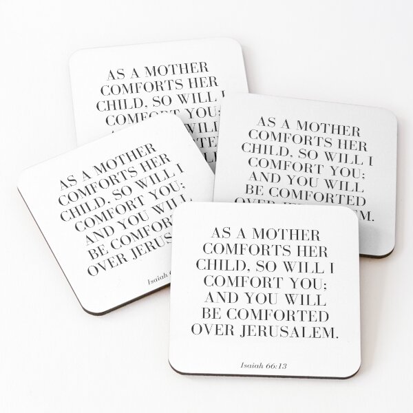 Item preview, Inspirational Bible Quote Isaiah 66:13 designed and sold by redajabre.