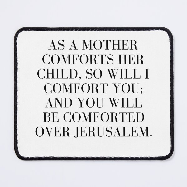 Item preview, Inspirational Bible Quote Isaiah 66:13 designed and sold by redajabre.