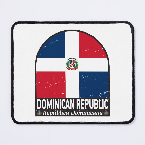 Item preview, Dominican Republic Flag Emblem Distressed Vintage designed and sold by KrisSidDesigns.