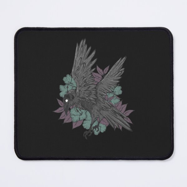 Item preview, Crow and Flowers   designed and sold by Rosabellaz.