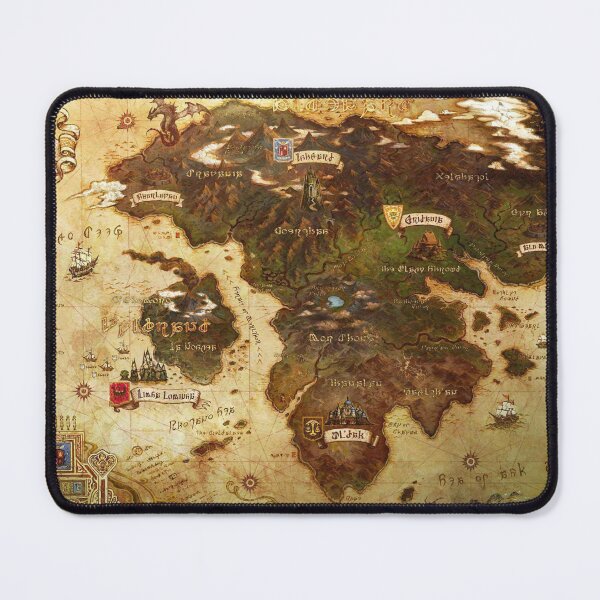 Item preview, FFXIV World Map designed and sold by SwanDive.