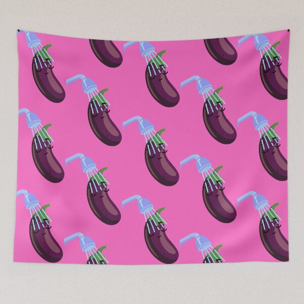 Item preview, The showering Eggplant designed and sold by WmArt-design.