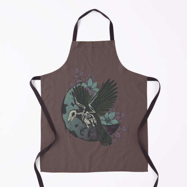 Item preview, Crow skeleton and moon   designed and sold by Rosabellaz.