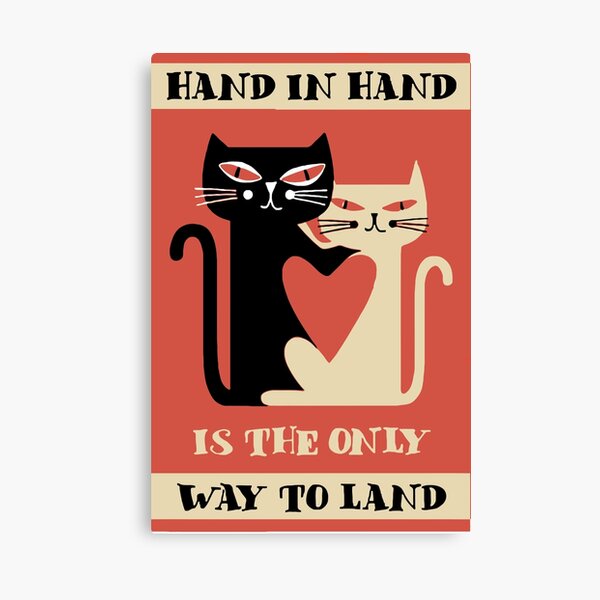 Artikel-Vorschau von Hand in Hand ist der einzige Weg, um zu landen, designt und verkauft von SwanDive.