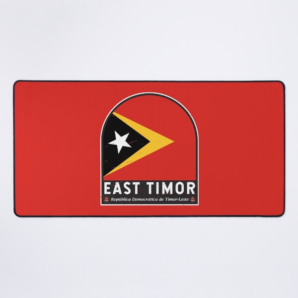 Item preview, East Timor Flag Emblem Distressed Vintage designed and sold by KrisSidDesigns.