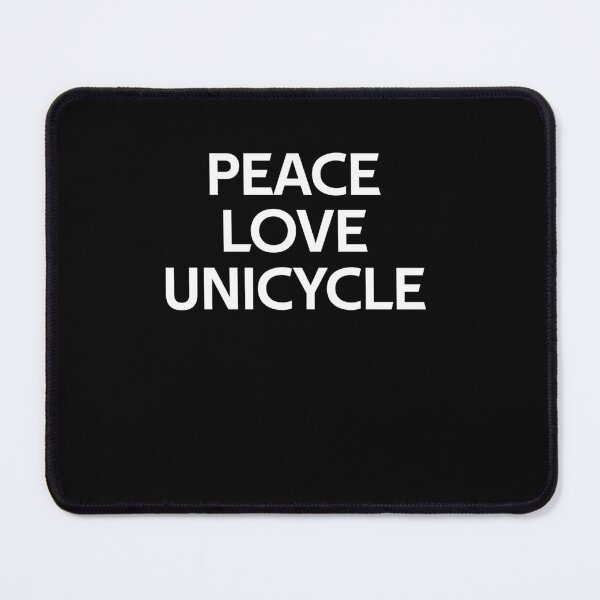 Item preview, Peace Love Unicycle Funny Gifts designed and sold by rachidhaz.