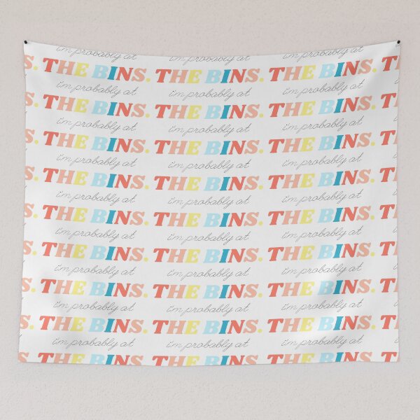 Item preview, i'm probably at the bins rainbow pastel graphic designed and sold by rl2020.