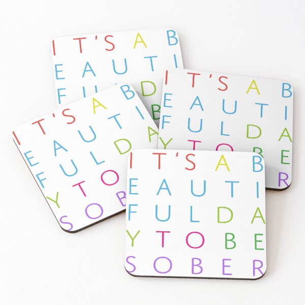 Item preview, It's A Beautiful Day To Be Sober designed and sold by SobrieTeeStudio.