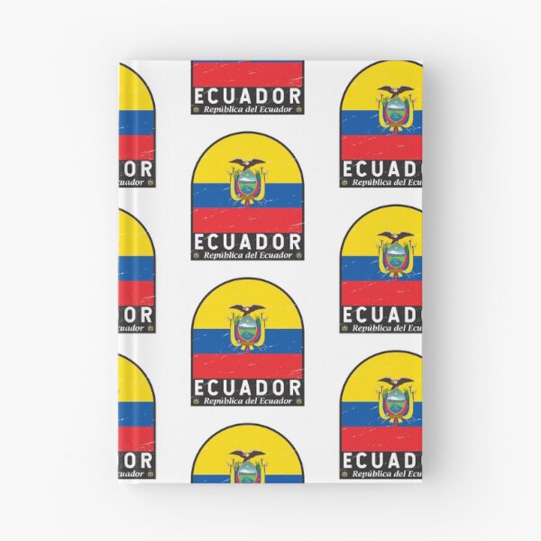 Item preview, Ecuador Flag Emblem Distressed Vintage designed and sold by KrisSidDesigns.