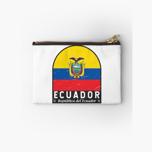 Item preview, Ecuador Flag Emblem Distressed Vintage designed and sold by KrisSidDesigns.