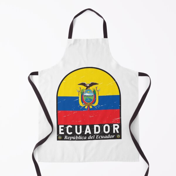 Item preview, Ecuador Flag Emblem Distressed Vintage designed and sold by KrisSidDesigns.