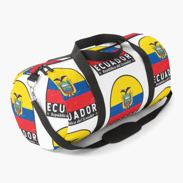 Item preview, Ecuador Flag Emblem Distressed Vintage designed and sold by KrisSidDesigns.