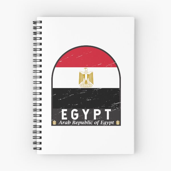 Item preview, Egypt Flag Emblem Distressed Vintage designed and sold by KrisSidDesigns.