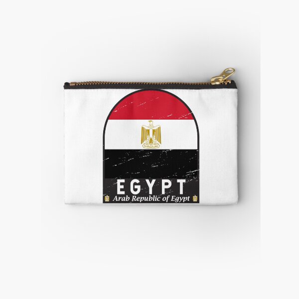 Item preview, Egypt Flag Emblem Distressed Vintage designed and sold by KrisSidDesigns.