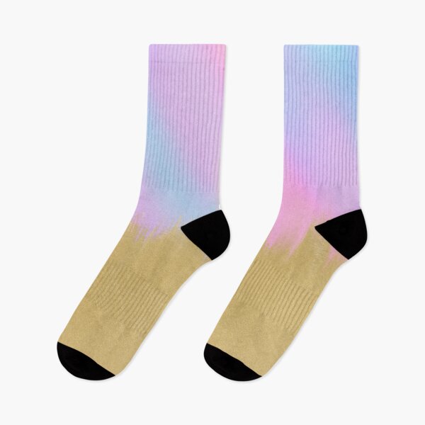 Item preview, Modern Rainbow Gold Brush strokes Design designed and sold by NdesignTrend.