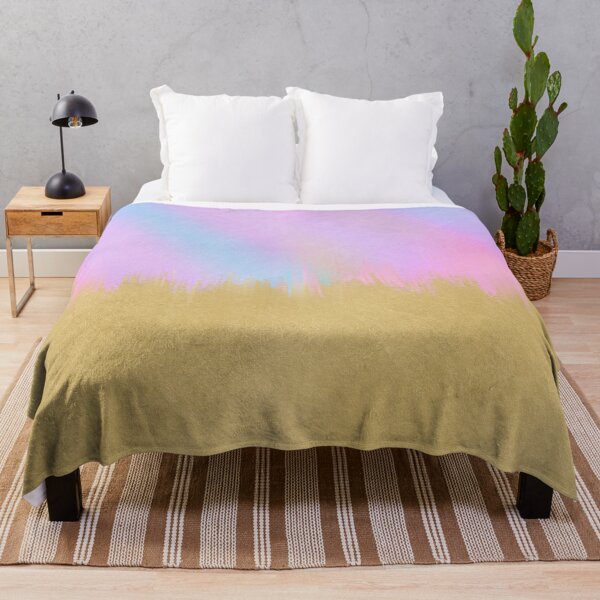 Item preview, Modern Rainbow Gold Brush strokes Design designed and sold by NdesignTrend.