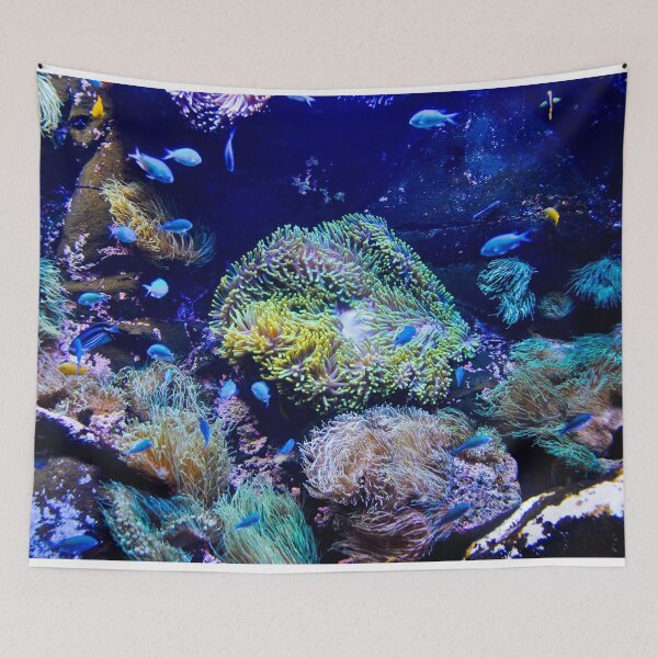 Item preview, Beautiful Sea Anemone in a Colorful Aquatic Landscape designed and sold by Caregiverology.