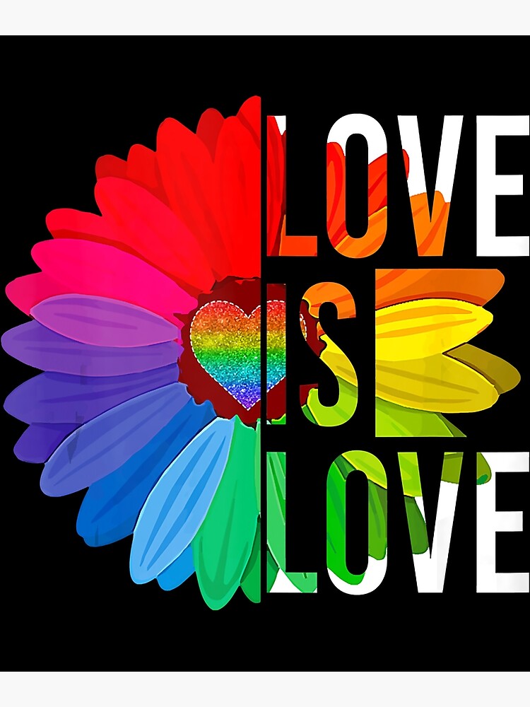 Love Rainbow Pride Tote Bag, Celebrate Pride Month with Love LGBT