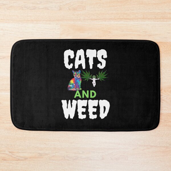 Item preview, Cats And Weed Funny Marijuana, Cannabis, Leaf, 420, Funny Weed designed and sold by BestDesignbySof.