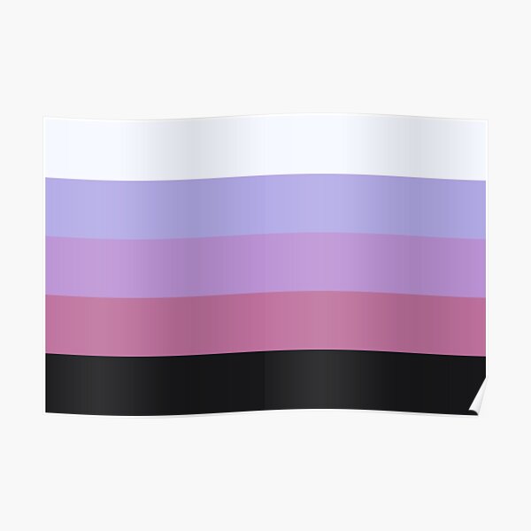 Lilafluid Pride Flag Poster For Sale By Flagsworld Redbubble 3992