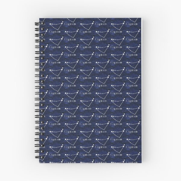 Item preview, Capricorn Astrology Star Sign on Cosmic Background, Small Sized Repeating Pattern designed and sold by Nicolette Olivier.