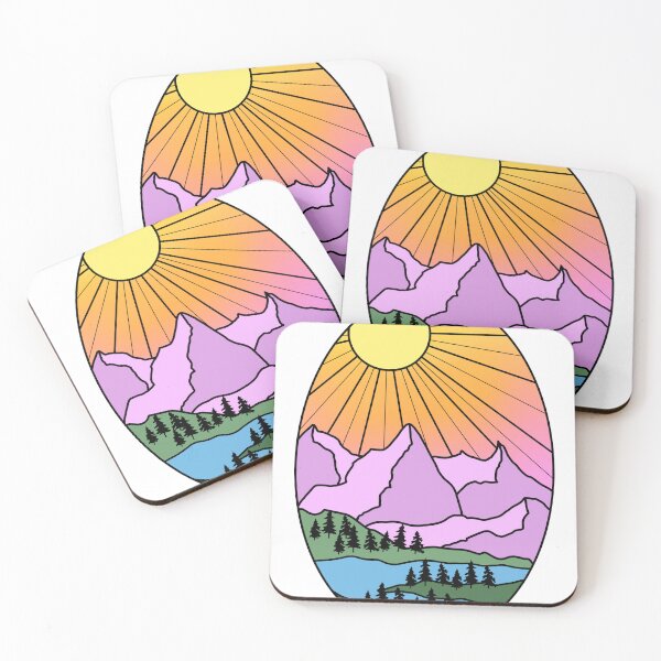 Item preview, Sunset Mountains designed and sold by KillinsDesigns.