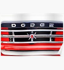 1960 Dodge Truck Grille Emblem -0275c Poster
