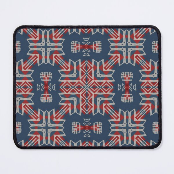 Item preview, Red White and Blue Pattern Artist Jenny Meehan 3 designed and sold by Jenny Meehan Art Prints and Patterns .