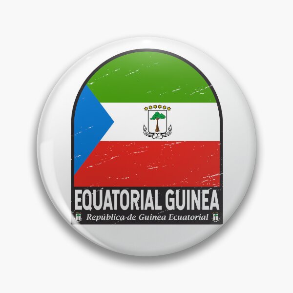 Item preview, Equatorial Guinea Flag Emblem Distressed Vintage designed and sold by KrisSidDesigns.