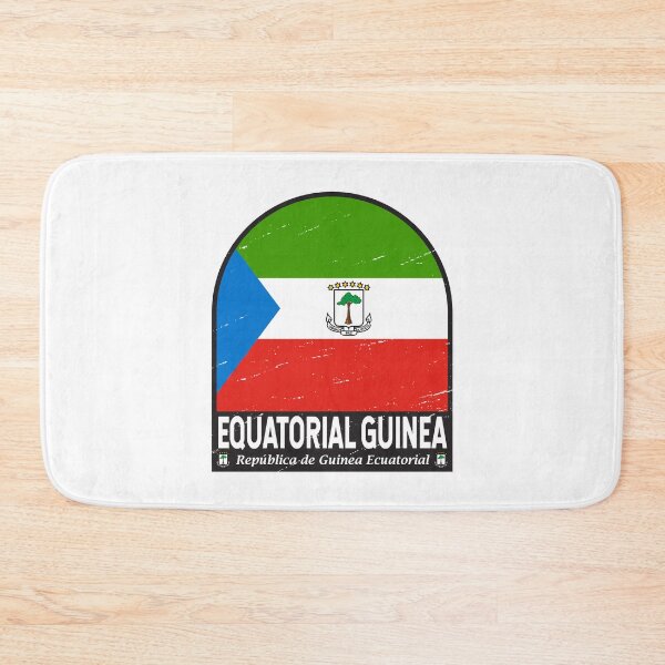 Item preview, Equatorial Guinea Flag Emblem Distressed Vintage designed and sold by KrisSidDesigns.