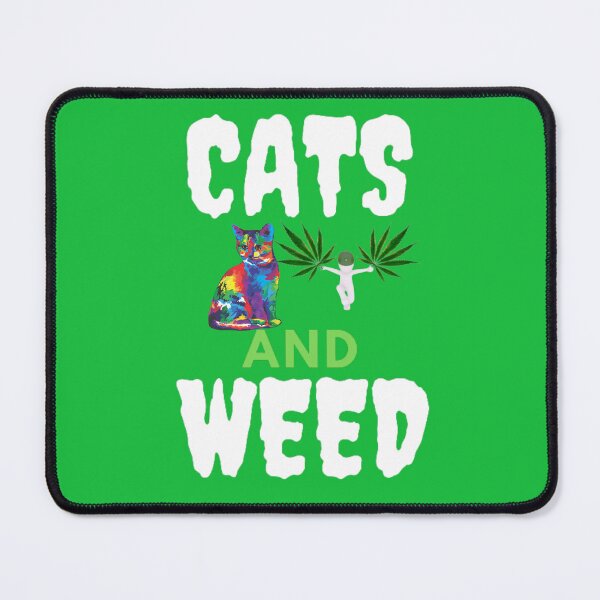 Item preview, Cats And Weed Funny Marijuana, Cannabis, Leaf, 420, Funny Weed designed and sold by BestDesignbySof.